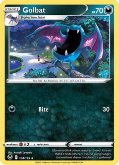 Golbat (104) [SWSH12: Silver Tempest] Reverse Holofoil - Deck Out Gaming