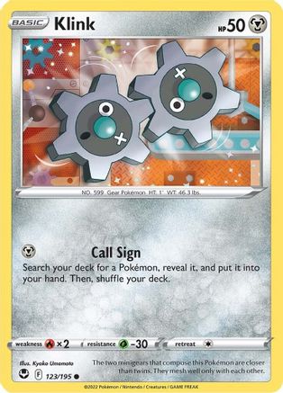 Klink (123) [SWSH12: Silver Tempest] Reverse Holofoil - Deck Out Gaming