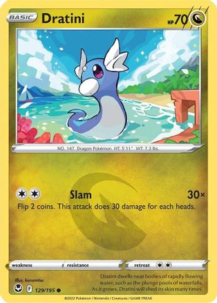 Dratini (129) [SWSH12: Silver Tempest] Reverse Holofoil - Deck Out Gaming