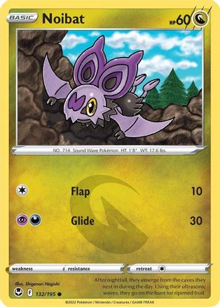 Noibat (132) [SWSH12: Silver Tempest] Reverse Holofoil - Deck Out Gaming