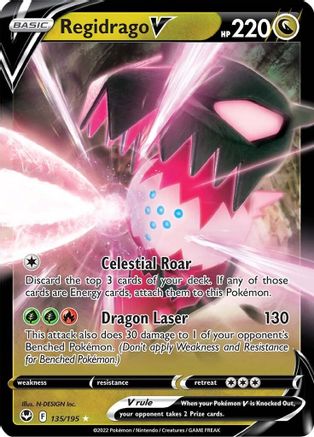 Regidrago V (135) [SWSH12: Silver Tempest] Holofoil - Deck Out Gaming