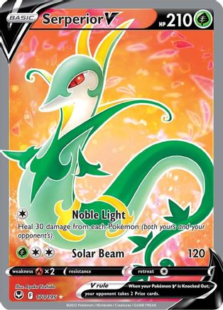 Serperior V (Full Art) (170) [SWSH12: Silver Tempest] Holofoil - Deck Out Gaming