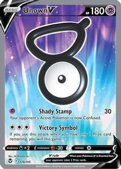 Unown V (Full Art) (176) [SWSH12: Silver Tempest] Holofoil - Deck Out Gaming
