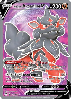 Hisuian Arcanine V (Full Art) (179) [SWSH12: Silver Tempest] Holofoil - Deck Out Gaming