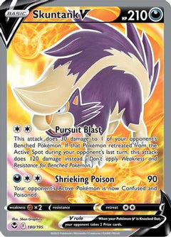 Skuntank V (Full Art) (180) [SWSH12: Silver Tempest] Holofoil - Deck Out Gaming