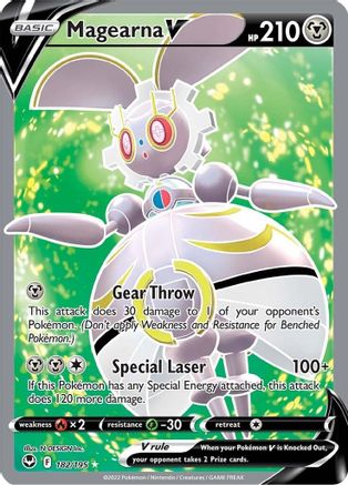 Magearna V (Full Art) (182) [SWSH12: Silver Tempest] Holofoil - Deck Out Gaming