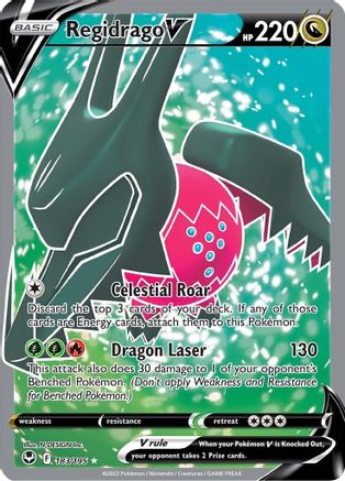 Regidrago V (Full Art) (183) [SWSH12: Silver Tempest] Holofoil - Deck Out Gaming