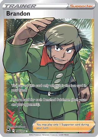 Brandon (Full Art) (188) [SWSH12: Silver Tempest] Holofoil - Deck Out Gaming