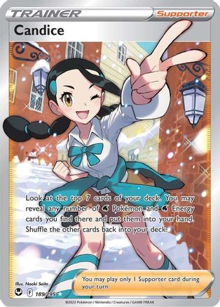 Candice (Full Art) (189) [SWSH12: Silver Tempest] Holofoil - Deck Out Gaming