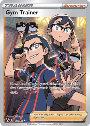 Gym Trainer (Full Art) (191) [SWSH12: Silver Tempest] Holofoil - Deck Out Gaming