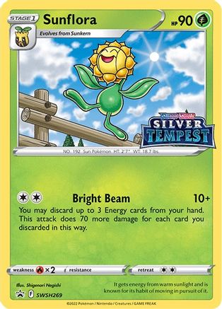 Sunflora - SWSH269 (Prerelease) (SWSH269) [SWSH: Sword & Shield Promo Cards] Holofoil - Deck Out Gaming