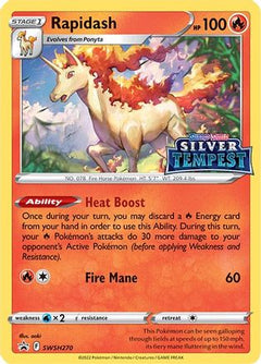 Rapidash - SWSH270 (Prerelease) (SWSH270) [SWSH: Sword & Shield Promo Cards] Holofoil - Deck Out Gaming