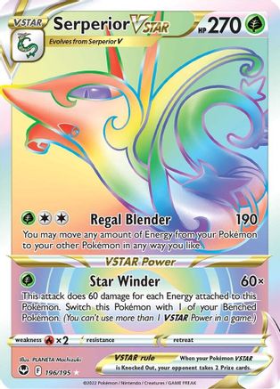 Serperior VSTAR (Secret) (196) [SWSH12: Silver Tempest] Holofoil - Deck Out Gaming