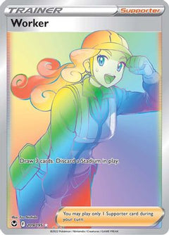 Worker (Secret) (209) [SWSH12: Silver Tempest] Holofoil - Deck Out Gaming