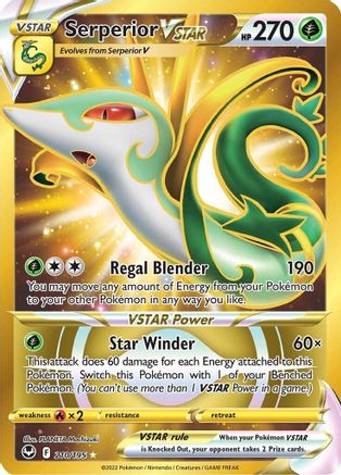 Serperior VSTAR (Secret) (210) (210) [SWSH12: Silver Tempest] Holofoil - Deck Out Gaming