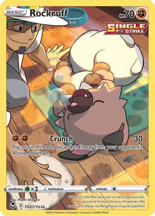 Rockruff (TG07) [SWSH12: Silver Tempest Trainer Gallery] Holofoil - Deck Out Gaming