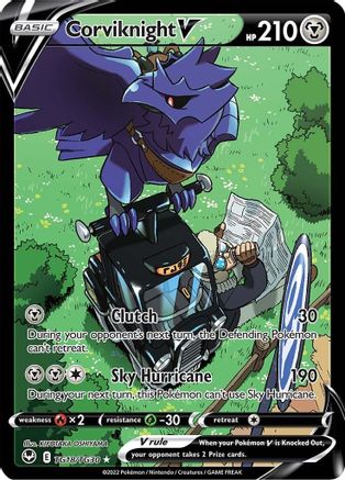 Corviknight V (TG18) [SWSH12: Silver Tempest Trainer Gallery] Holofoil - Deck Out Gaming
