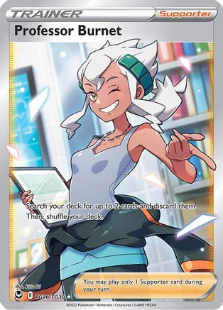 Professor Burnet (TG26) [SWSH12: Silver Tempest Trainer Gallery] Holofoil - Deck Out Gaming