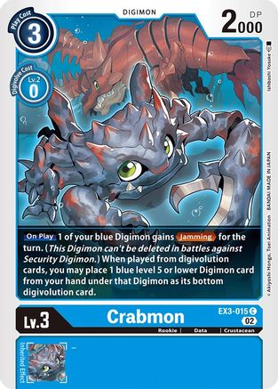 Crabmon (EX3-015) [Draconic Roar] - Deck Out Gaming