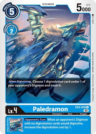 Paledramon (EX3-019) [Draconic Roar] - Deck Out Gaming