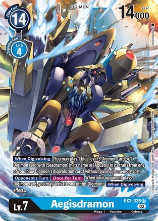 Aegisdramon (EX3-026) [Draconic Roar] Foil - Deck Out Gaming