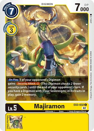 Majiramon (EX3-032) [Draconic Roar] - Deck Out Gaming