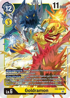 Goldramon (EX3-035) [Draconic Roar] Foil - Deck Out Gaming