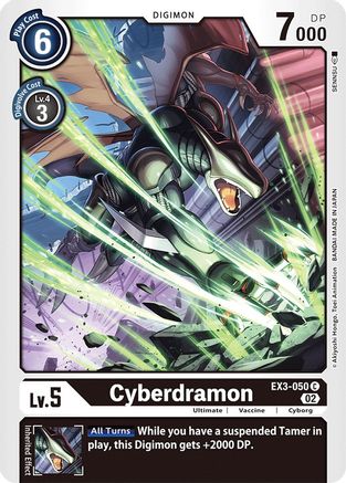 Cyberdramon (EX3-050) [Draconic Roar] - Deck Out Gaming