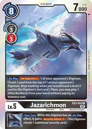 Jazarichmon (EX3-052) [Draconic Roar] Foil - Deck Out Gaming