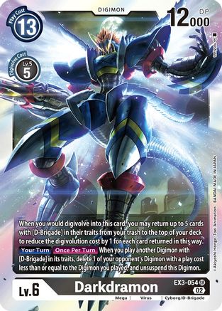 Darkdramon (EX3-054) [Draconic Roar] Foil - Deck Out Gaming