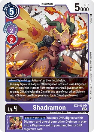 Shadramon (EX3-058) [Draconic Roar] - Deck Out Gaming