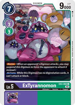 ExTyrannomon (EX3-060) [Draconic Roar] - Deck Out Gaming
