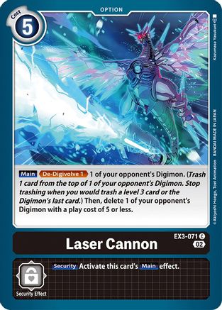 Laser Cannon (EX3-071) [Draconic Roar] - Deck Out Gaming