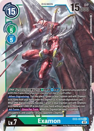 Examon (EX3-074) [Draconic Roar] Foil - Deck Out Gaming