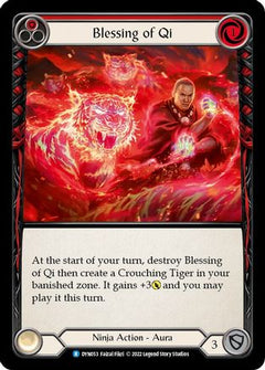 Blessing of Qi (Red) (DYN053) [Dynasty] Rainbow Foil - Deck Out Gaming