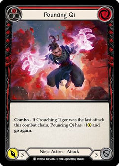 Pouncing Qi (Red) (DYN056) [Dynasty] Rainbow Foil - Deck Out Gaming