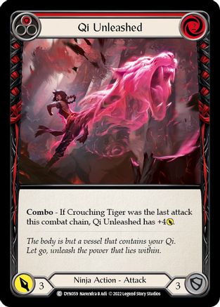 Qi Unleashed (Red) (DYN059) [Dynasty] - Deck Out Gaming