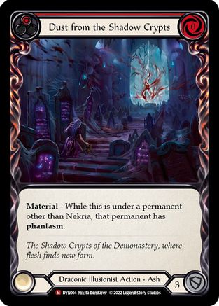 Dust from the Shadow Crypts (DYN004) [Dynasty] - Deck Out Gaming