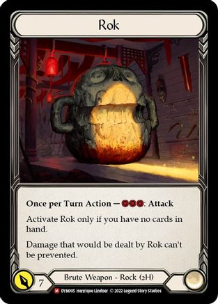 Rok (DYN005) [Dynasty] Rainbow Foil - Deck Out Gaming
