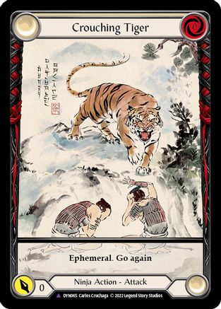 Crouching Tiger (Marvel) (DYN065) [Dynasty] Cold Foil - Deck Out Gaming