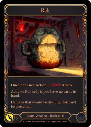 Rok (Marvel) (DYN005) [Dynasty] Cold Foil - Deck Out Gaming