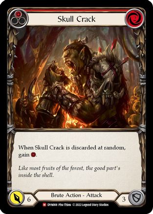 Skull Crack (DYN008) [Dynasty] Rainbow Foil - Deck Out Gaming