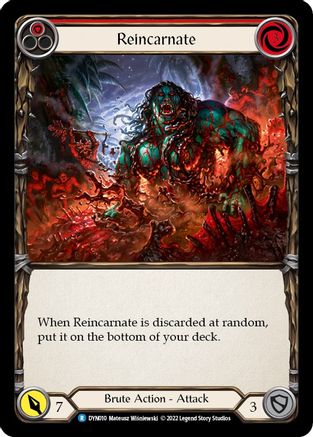 Reincarnate (Red) (DYN010) [Dynasty] - Deck Out Gaming