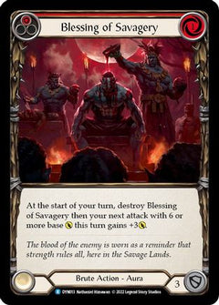 Blessing of Savagery (Red) (DYN013) [Dynasty] - Deck Out Gaming