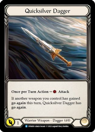Quicksilver Dagger (DYN069) (DYN069) [Dynasty] - Deck Out Gaming