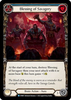 Blessing of Savagery (Blue) (DYN015) [Dynasty] - Deck Out Gaming