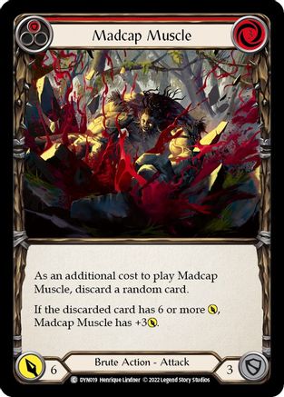 Madcap Muscle (Red) (DYN019) [Dynasty] Rainbow Foil - Deck Out Gaming