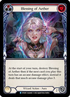 Blessing of Aether (Red) (DYN200) [Dynasty] Rainbow Foil - Deck Out Gaming