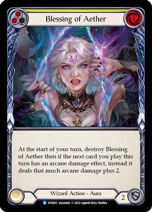 Blessing of Aether (Yellow) (DYN201) [Dynasty] - Deck Out Gaming