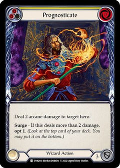 Prognosticate (Yellow) (DYN204) [Dynasty] Rainbow Foil - Deck Out Gaming